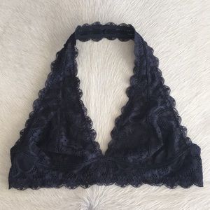 Free People lace halter bralette
